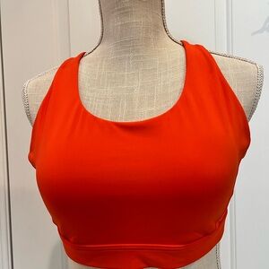 Women's Orange Sports Bra